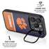 Clemson University Paw Logo iPhone 15 Pro Kickstand Case